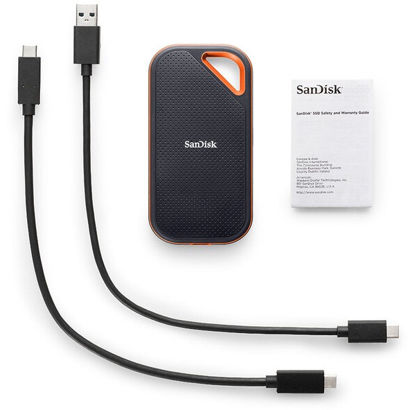 Prijenosni SSD Extreme PRO SanDisk 4 TB - brzine čitanja / pisanja do 2000 MB/s, USB 3.2 Gen 2x2-8
