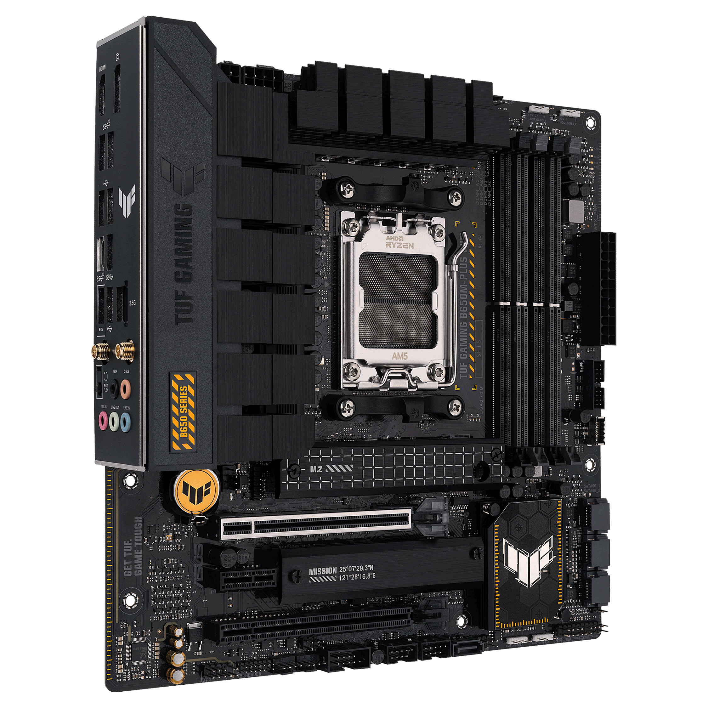 MBO ASUS TUF GAMING B650M-PLUS WIFI (AM5, DDR5, 4 utora, PCIe 4.0 x16, SATA3 4)-3