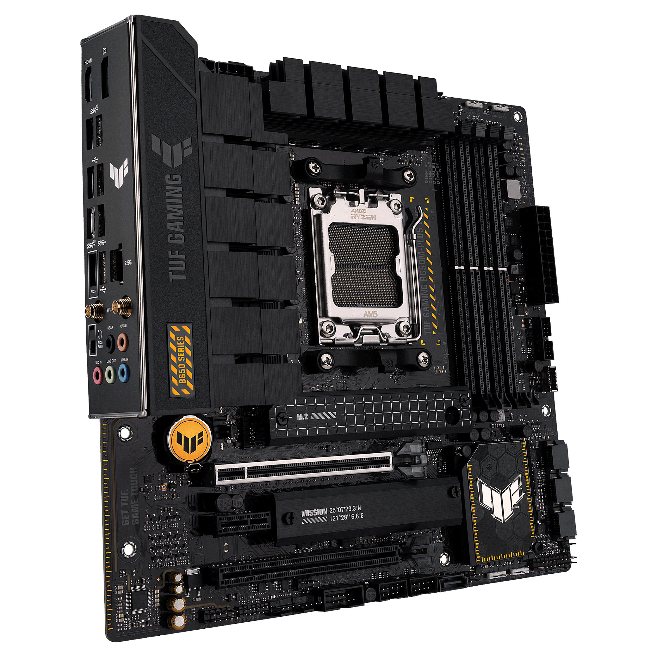 MBO ASUS TUF GAMING B650M-PLUS WIFI (AM5, DDR5, 4 utora, PCIe 4.0 x16, SATA3 4)-9