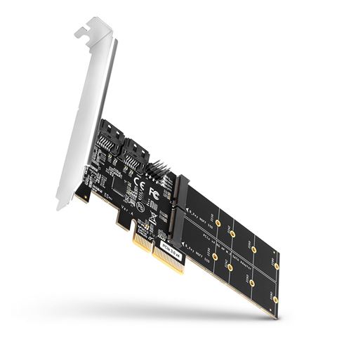 AXAGON PCES-SA4M2 PCIe Controller (2x SATA, 2x eSATA, PCIe x1, USB 2.0)