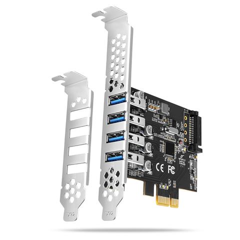 AXAGON PCEU-43RS PCIe Adapter (4x USB3.0, Sučelje PCIe x1)