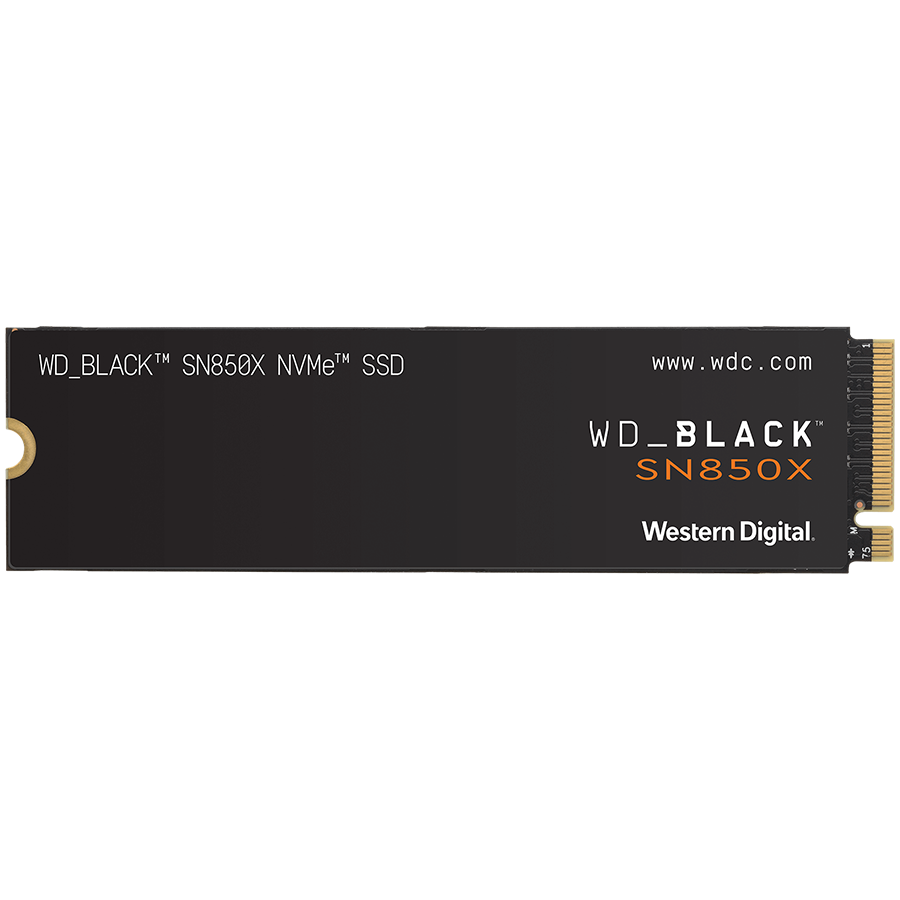 SSD WD crna SN850X 4TB M.2 2280 PCIe Gen4 x4 NVMe, Read/Write: 7300/6600 MBps, IOPS 1200K/1100K, TBW: 2400-2