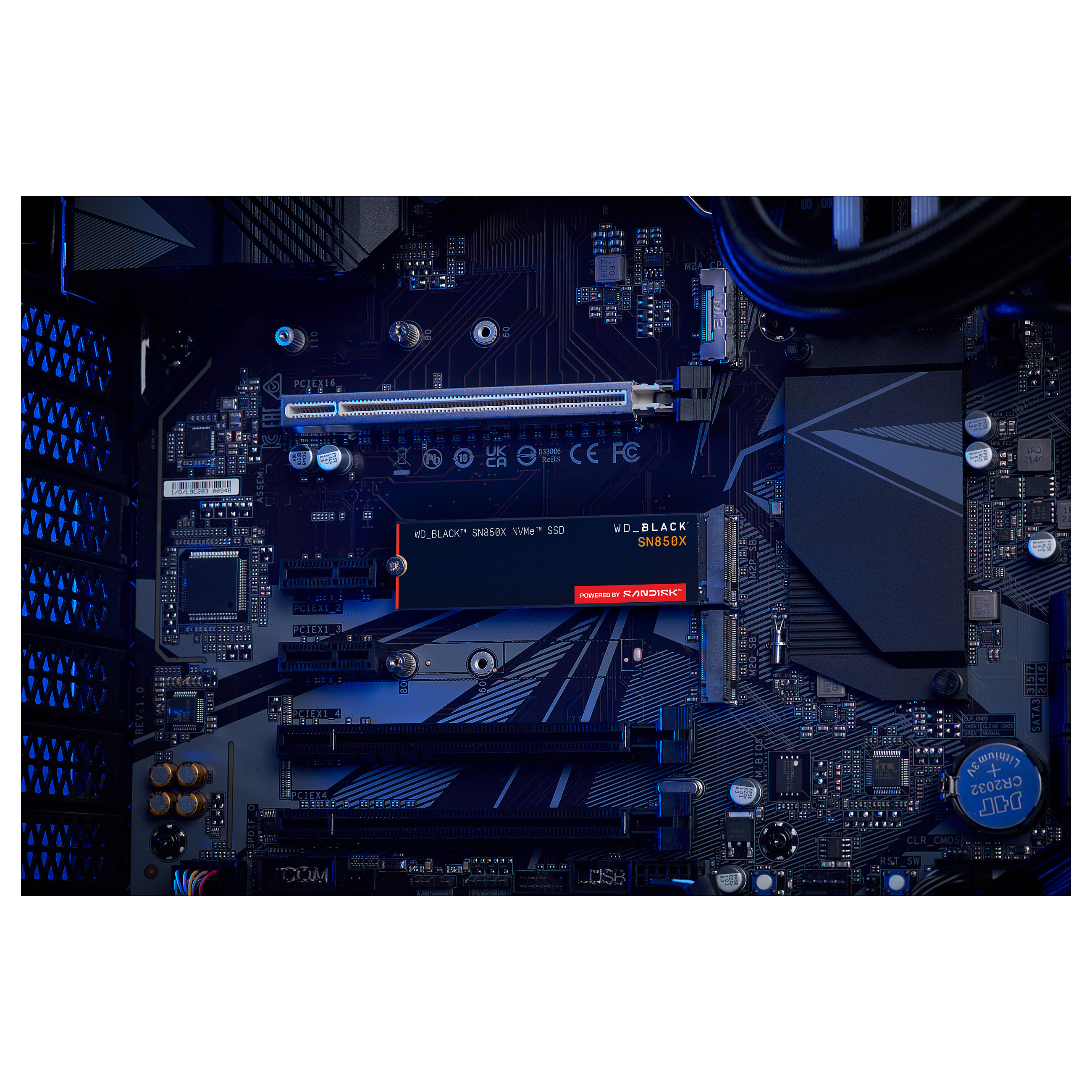 SSD WD crna SN850X 4TB M.2 2280 PCIe Gen4 x4 NVMe, Read/Write: 7300/6600 MBps, IOPS 1200K/1100K, TBW: 2400-22
