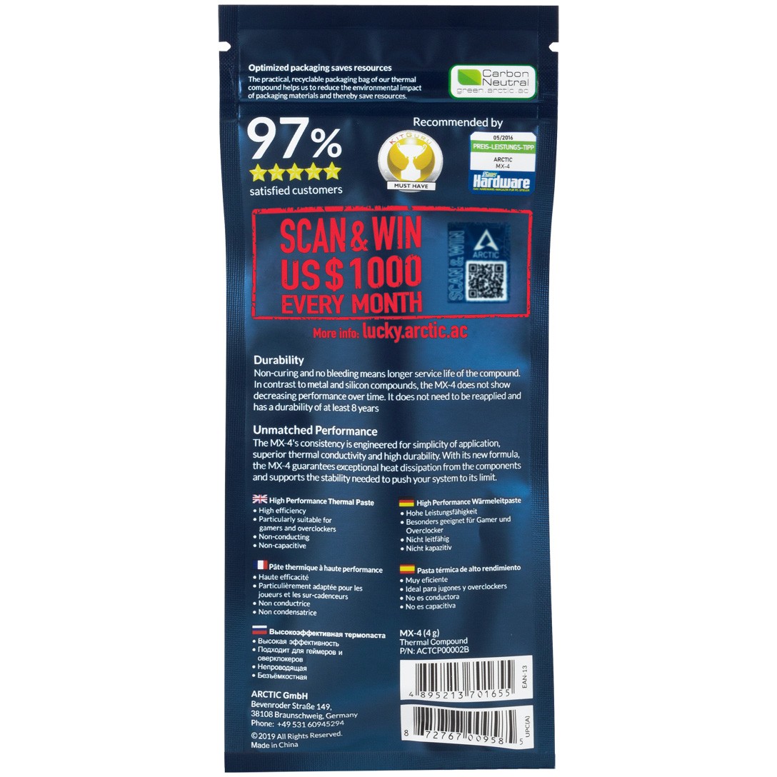 COL DOD Arctic cooling MX-4, 4g Termalna pasta-3