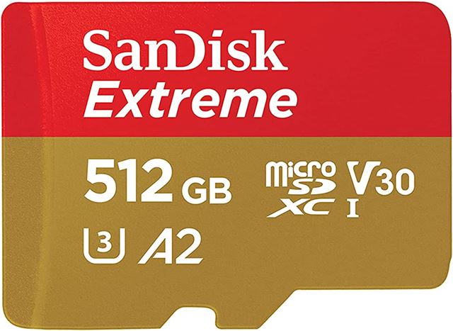 Memorijska kartica microSD SANDISK Extreme 512GB (A2, V30, U3)