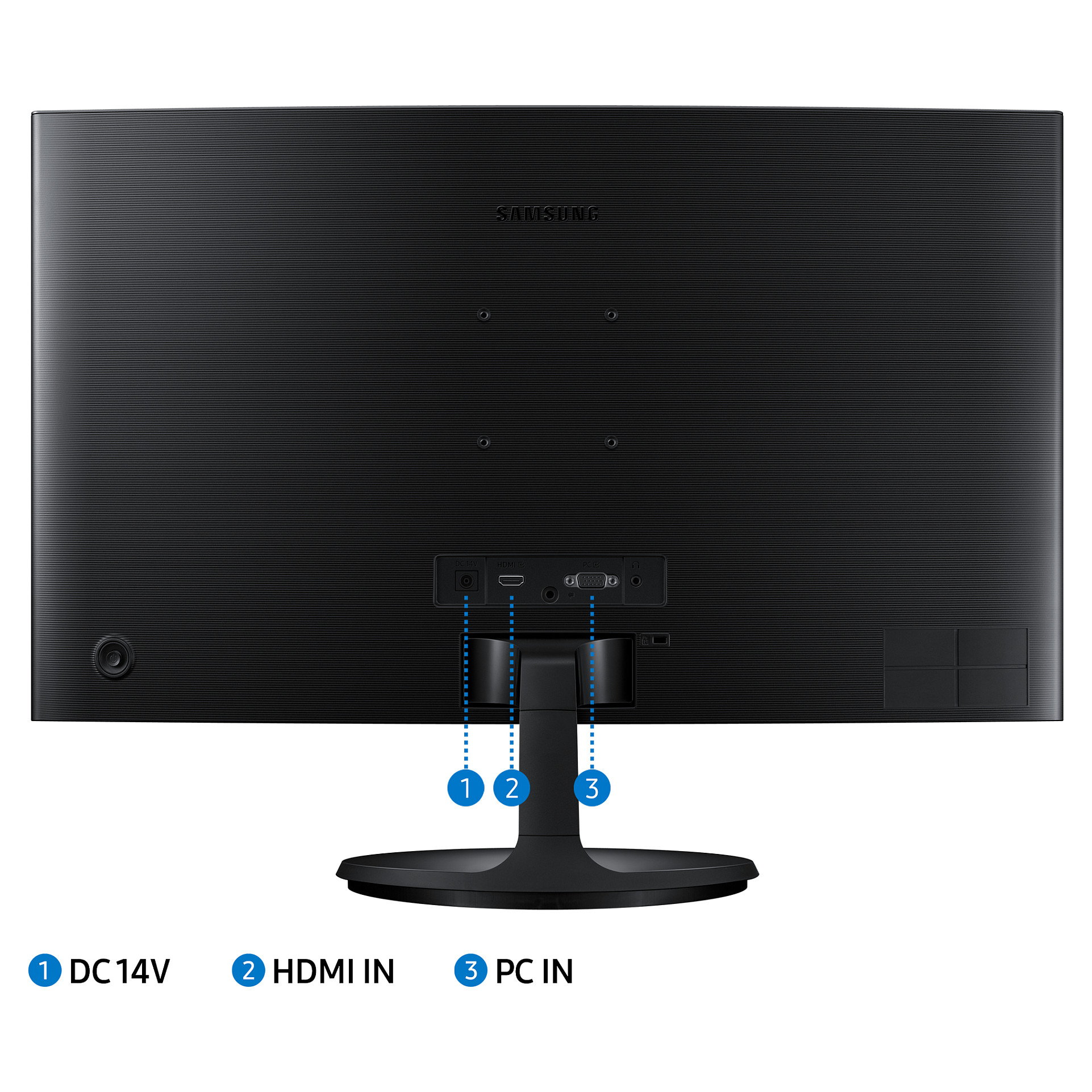 Monitor SAMSUNG LS24C360EAUXEN (23,6, 1920x1080, VA, 250 cd/m2, 30001, 4 ms, D-Sub, HDMI, zakrivljeni)-7