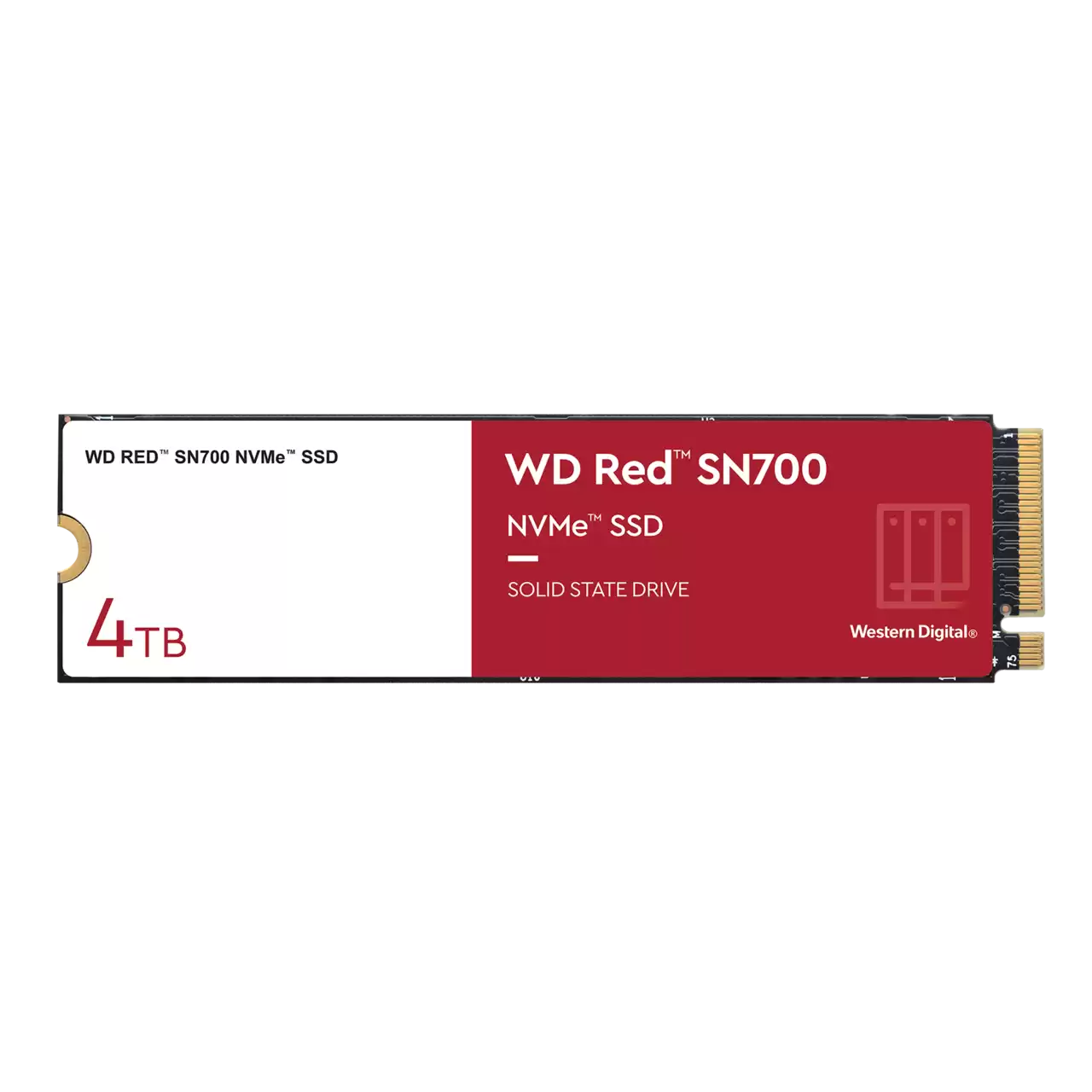 SSD WESTERN DIGITAL Red SN700 WDS400T1R0C (M.2 2280, PCIe NVMe, 4 TB)-4