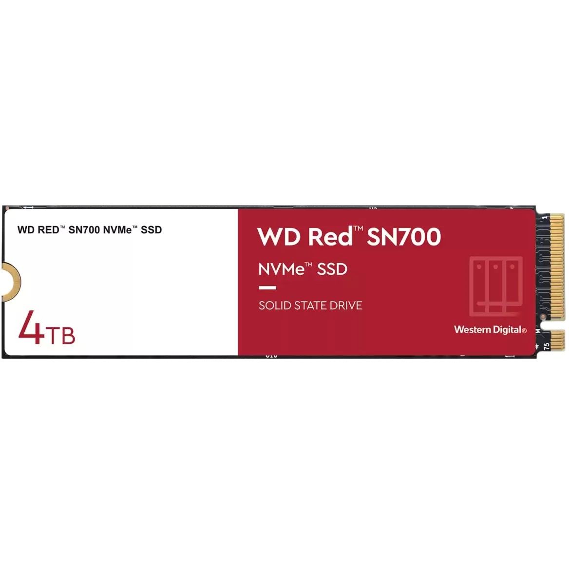 SSD WESTERN DIGITAL Red SN700 WDS400T1R0C (M.2 2280, PCIe NVMe, 4 TB)-9