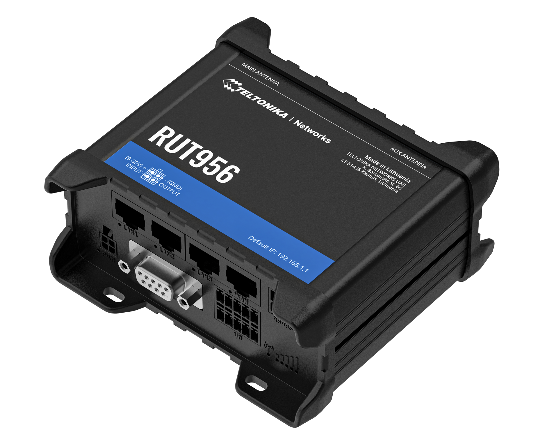 TELTONIKA Router 4G Industrijski Dual SIM WiFi 4x100Mb port-0
