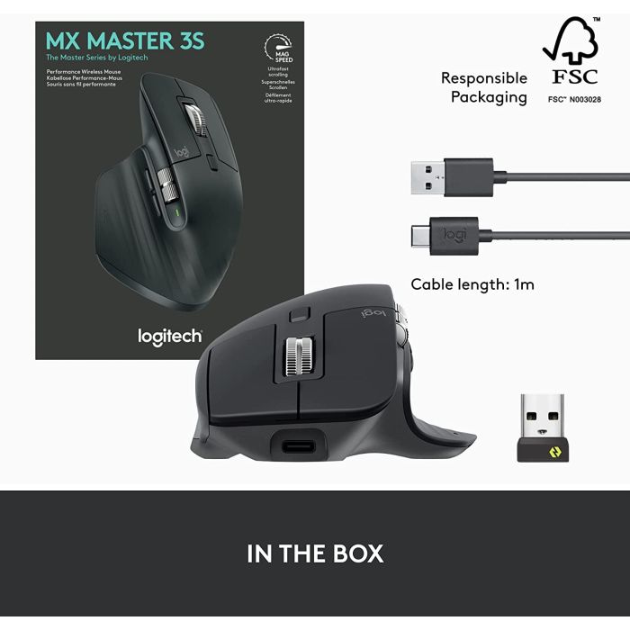 Miš Logitech MX Master 3S crna-12