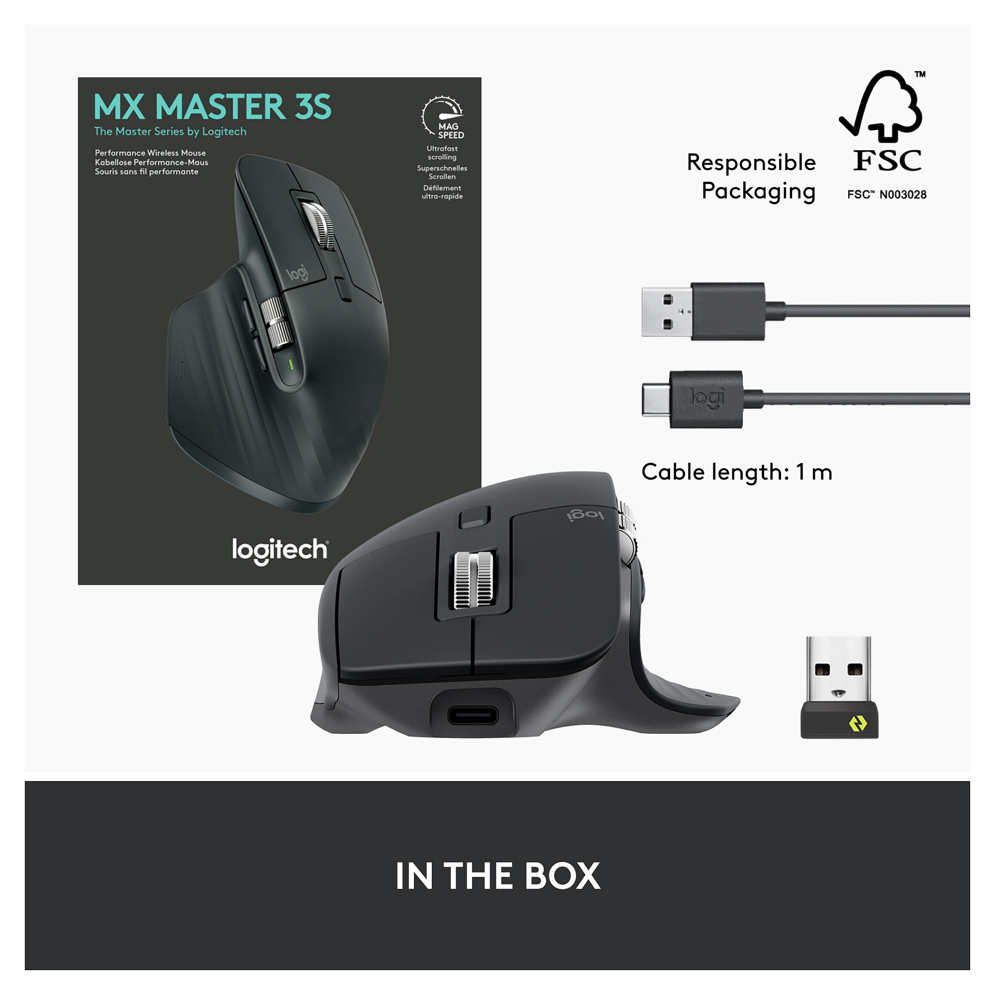 Miš Logitech MX Master 3S crna-36