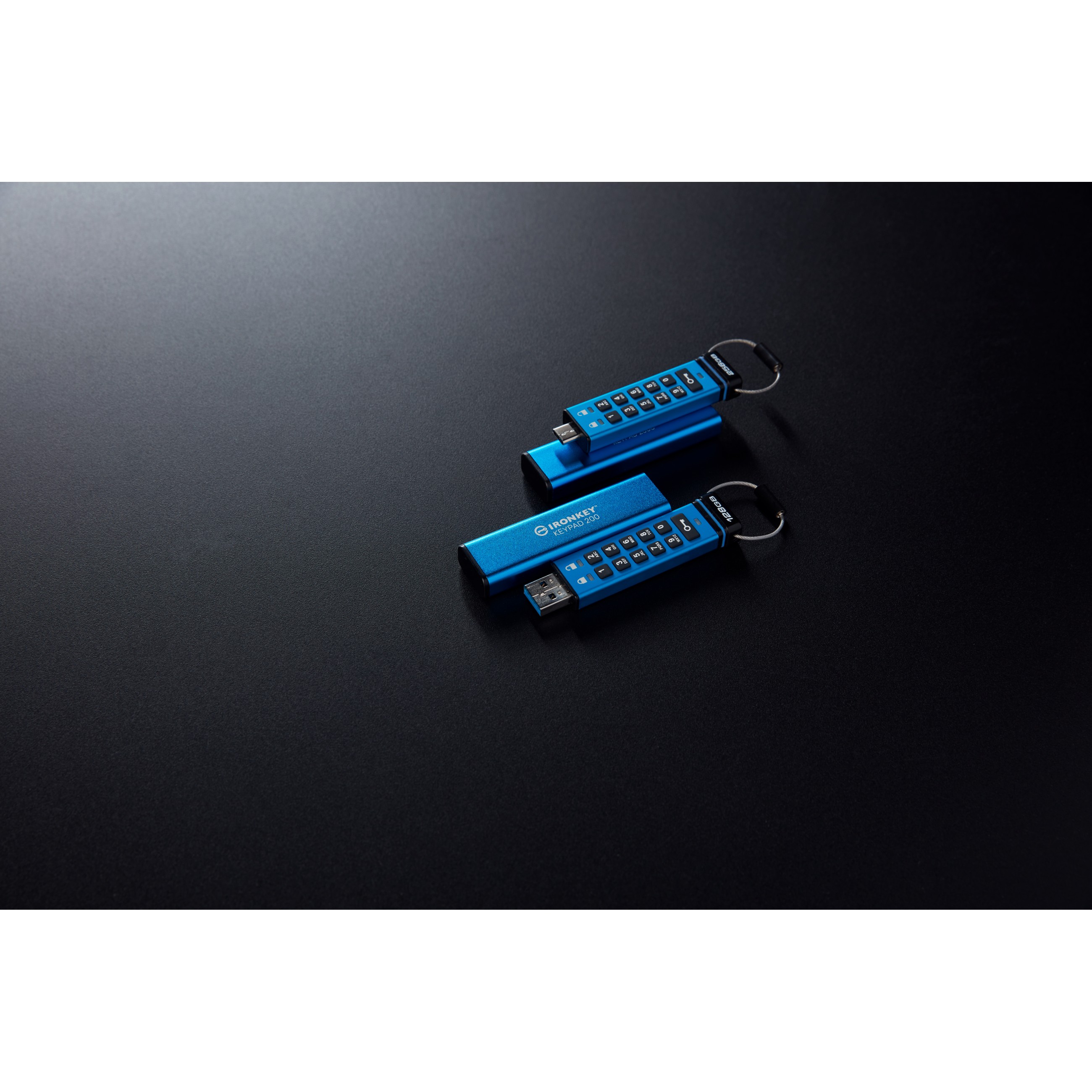 USB Stick KINGSTON 128GB IronKey Keypad 200 (USB 3.2 Gen1, Brzina čitanja 145 Mb/s, Brzina pisanja 115 Mb/s, AES 256bit enkripcija, FIPS 140-3 Level 3)-9