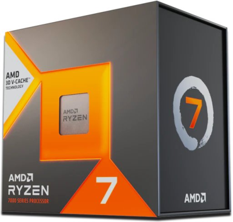 AMD CPU Desktop Ryzen 7 8C/16T 7800X3D (5.0GHz Max, 104MB,120W,AM5) box, with Radeon Graphics-1