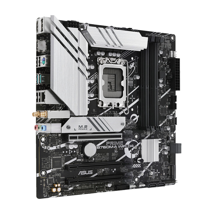 Matična ploča ASUS PRIME B760M-A WIFI D4 (LGA 1700, DDR4, PCIe 4.0 x16, SATA3, 8-kanalni audio, DP, HDMI, RJ45, M.2, USB 3.2)-2