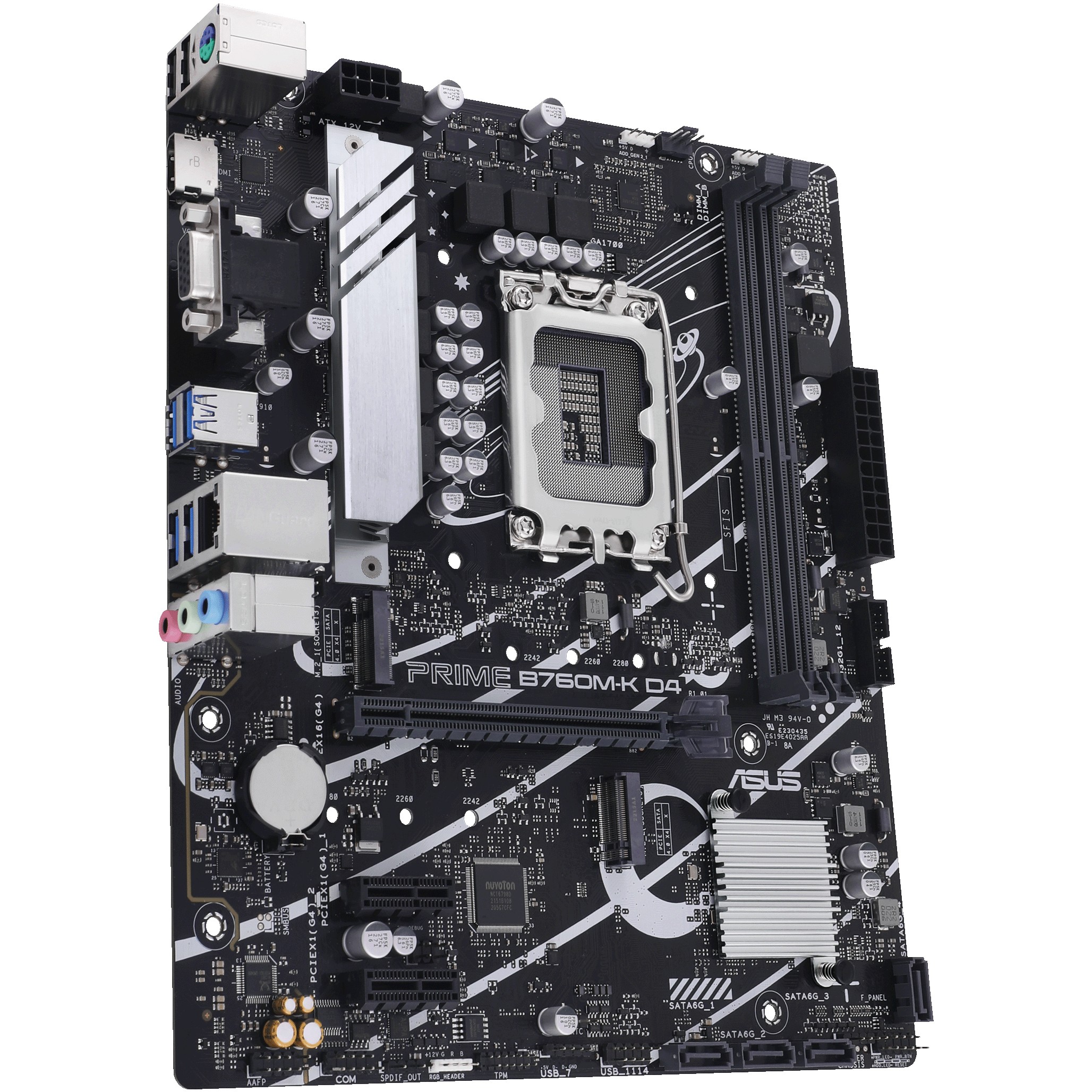 MBO ASUS PRIME B760M-K D4 (LGA 1700, Intel B760M, DDR4, 64 GB, PCIe 4.0 x16, SATA3 4)-11