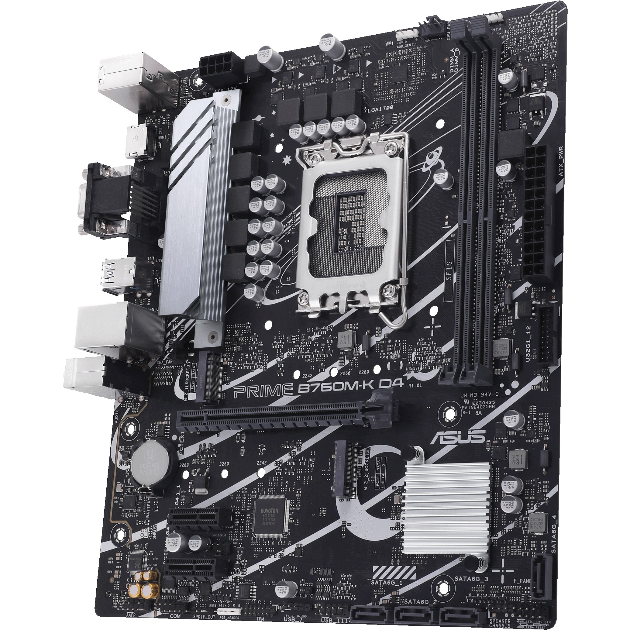 MBO ASUS PRIME B760M-K D4 (LGA 1700, Intel B760M, DDR4, 64 GB, PCIe 4.0 x16, SATA3 4)-12