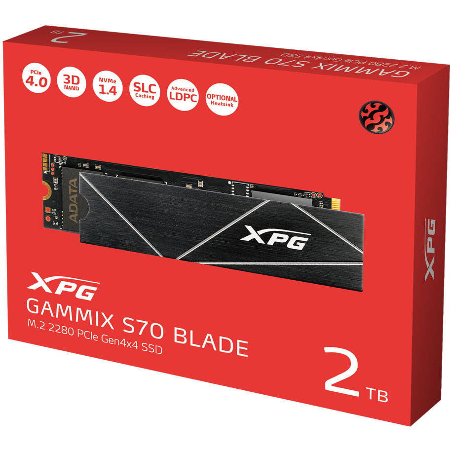 SSD 2TB AD XPG S70 PCIe M.2 NVMe-7