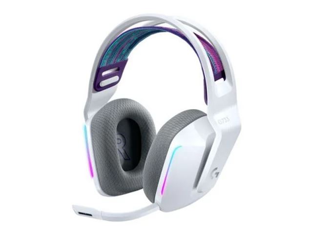 LOGITECH G733 LIGHTSPEED Wireless RGB Gaming Headset - WHITE - 2.4GHZ - EMEA
