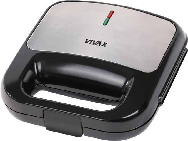 Toster VIVAX HOME TS-7504BX (snaga 750 W, neprijanjajuća površina 22x12 cm, crna boja)-0