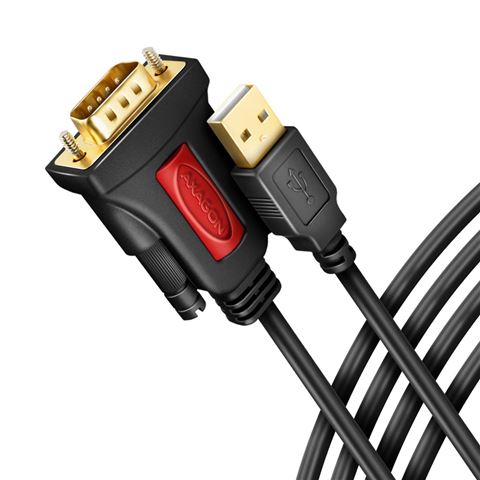 USB kabel AXAGON ADS-1PSN (USB 2.0, USB AM, RS-232, 1.5m, crni)