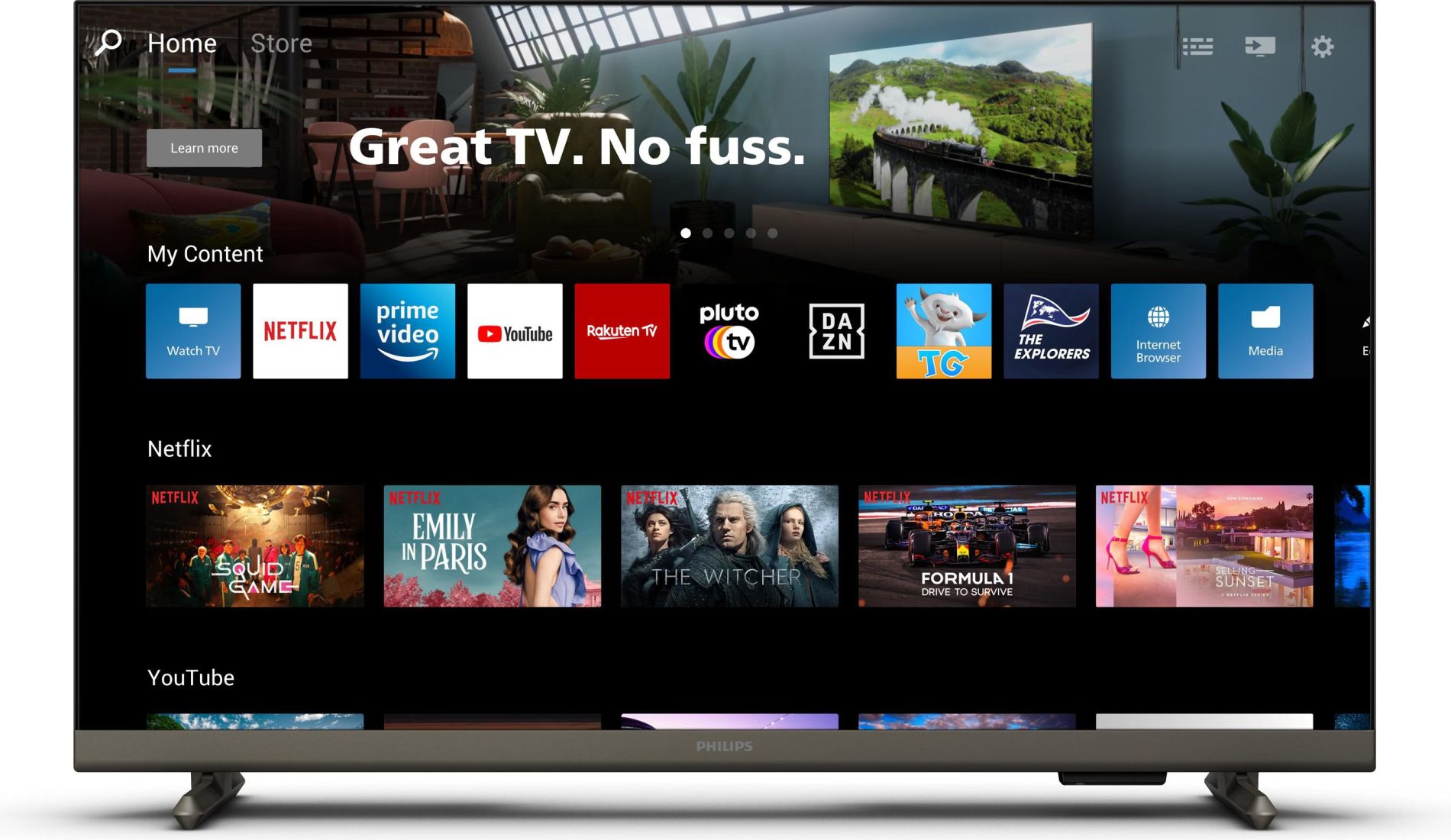 TV PHILIPS LED 32PHS6808/12 (81 cm, Pixel Plus HD, HDR10/HLG, Smart TV, DVB-T/T2/T2-HD/C/S/S2)-0