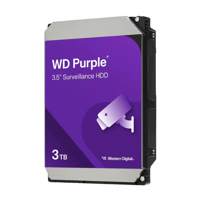 HDD WESTERN DIGITAL Purple Surveillance 3TB (kapacitet 3000, sučelje sata iii, spremnik predmemorije 256, format 3,5, brzina prijenosa podataka 180)-5