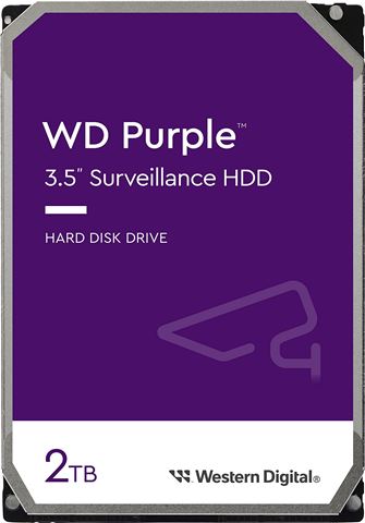 HDD Interni WD Purple Surveillance 2TB 3,5" SATA WD23PURZ-1