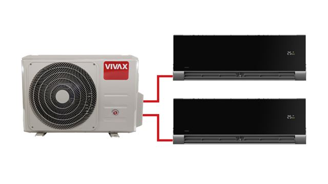 Multi split klima uređaj VIVAX COOL Multi Split V 5 kW (2x unutarnje jedinice, inverter, A++/A+, R32)