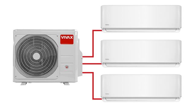 Klima uređaj VIVAX COOL 7.9kW (maksimalni kapacitet hlađenja 4.98, nominalni kapacitet hlađenja 4.103, energetska klasa hlađenja A++)