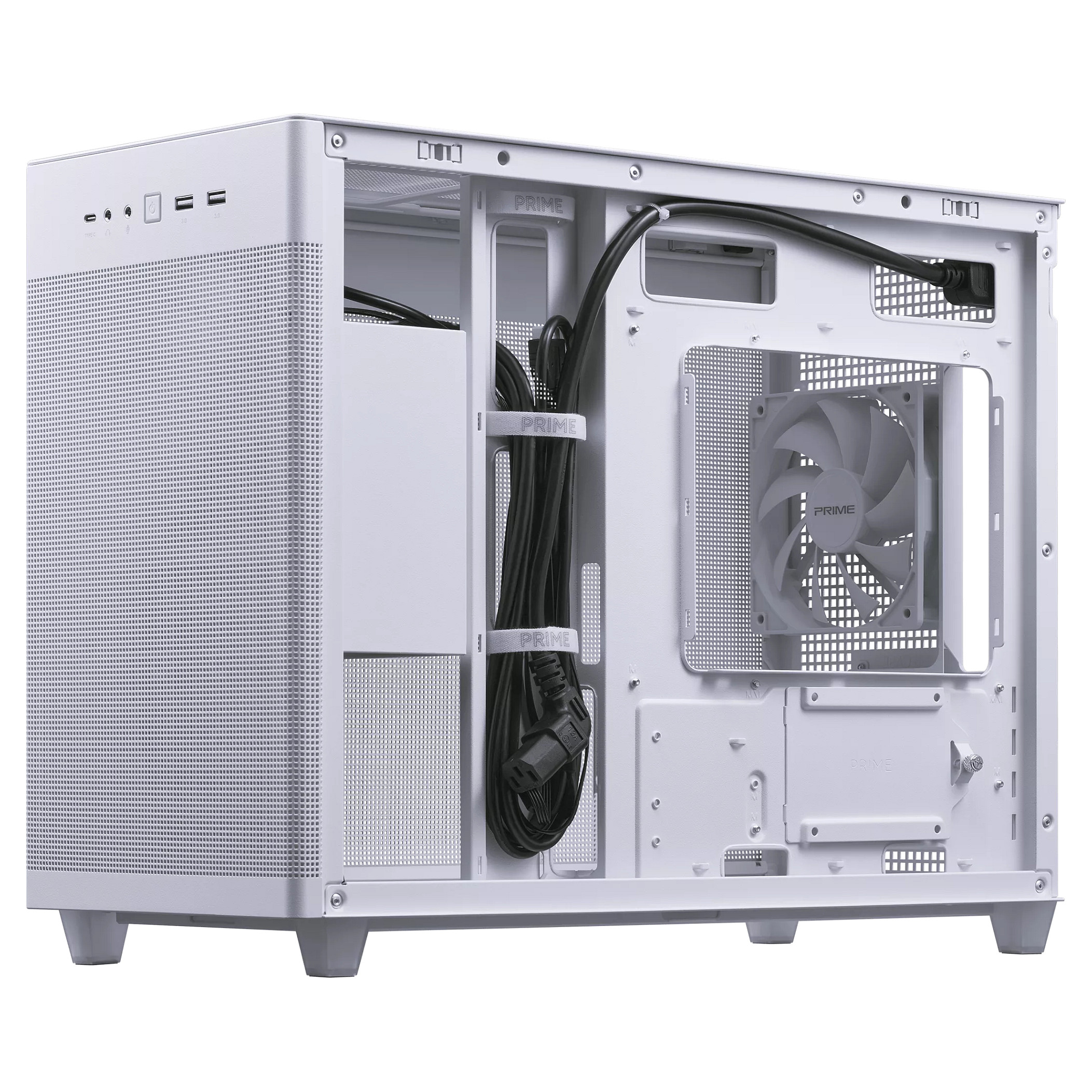Kućište ASUS AP201 PRIME MESH Bijelo-9