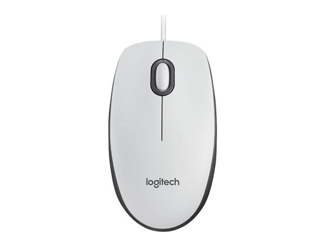 Miš žični Logitech M100 white-0