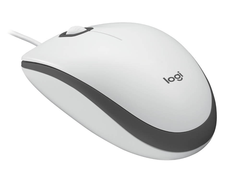 Miš žični Logitech M100 white-2
