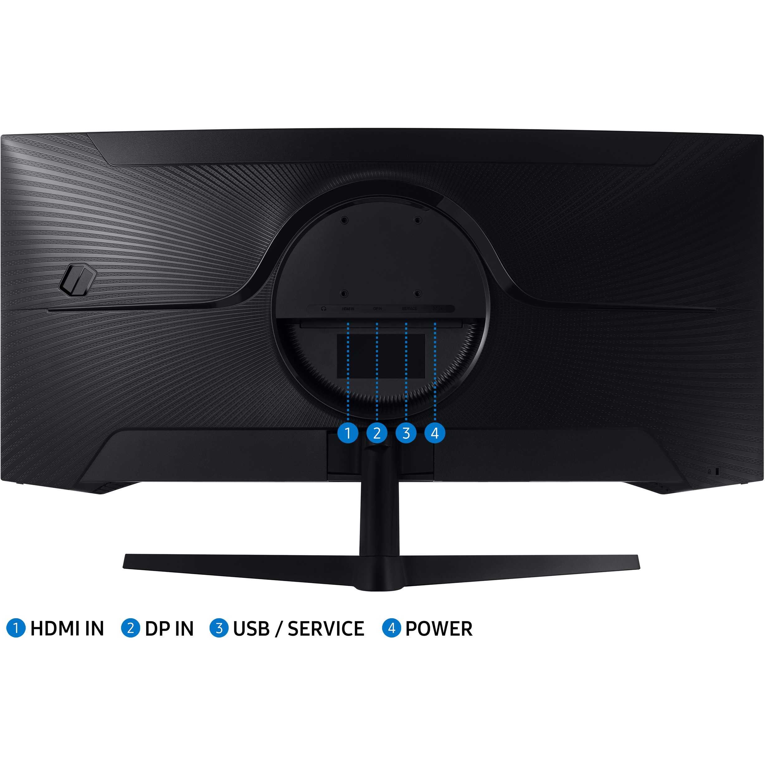 Monitor SAMSUNG LC34G55TWWPXEN 34'' (165Hz, Zakrivljeni, Crna)-11