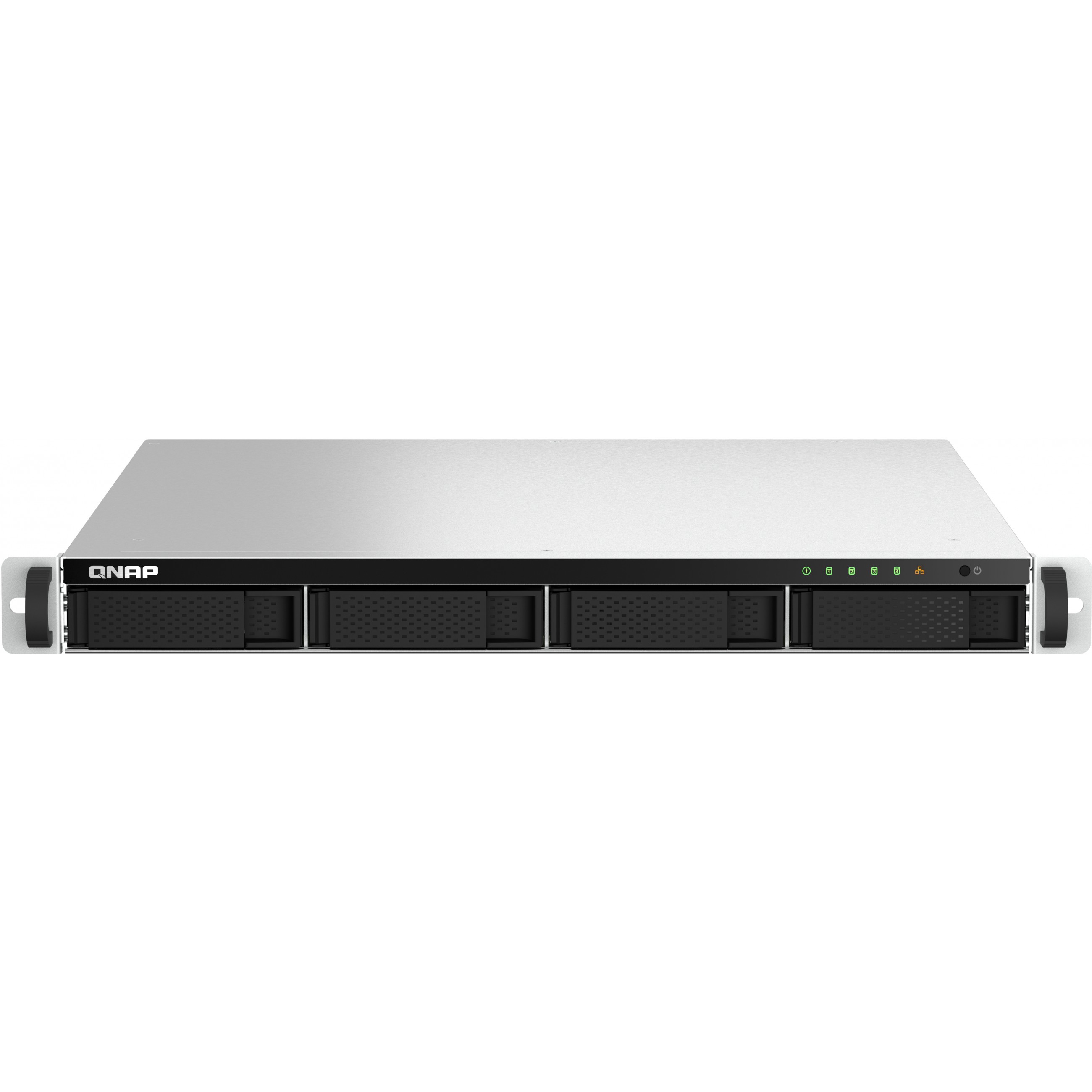 NAS QNAP TS-464U-8G 1U 4-Bay rackmount (Intel Celeron N5105, 8GB RAM, 4 x SATA, 2 x 2.5GbE)-1