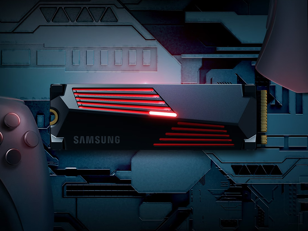 SSD 1TB Samsung 990 PRO M.2 NVMe + HS MZ-V9P1T0CW-3