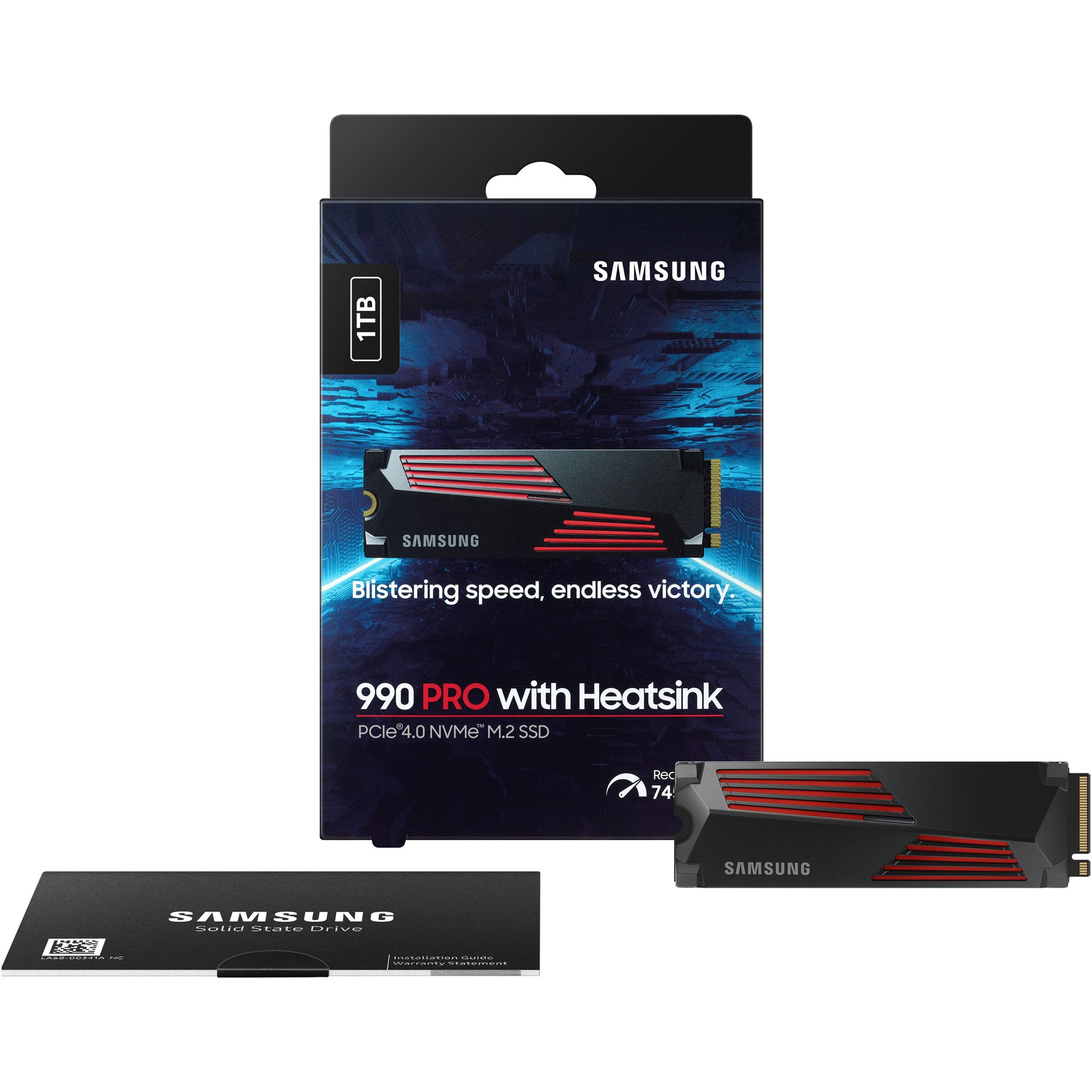 SSD 1TB Samsung 990 PRO M.2 NVMe + HS MZ-V9P1T0CW-9