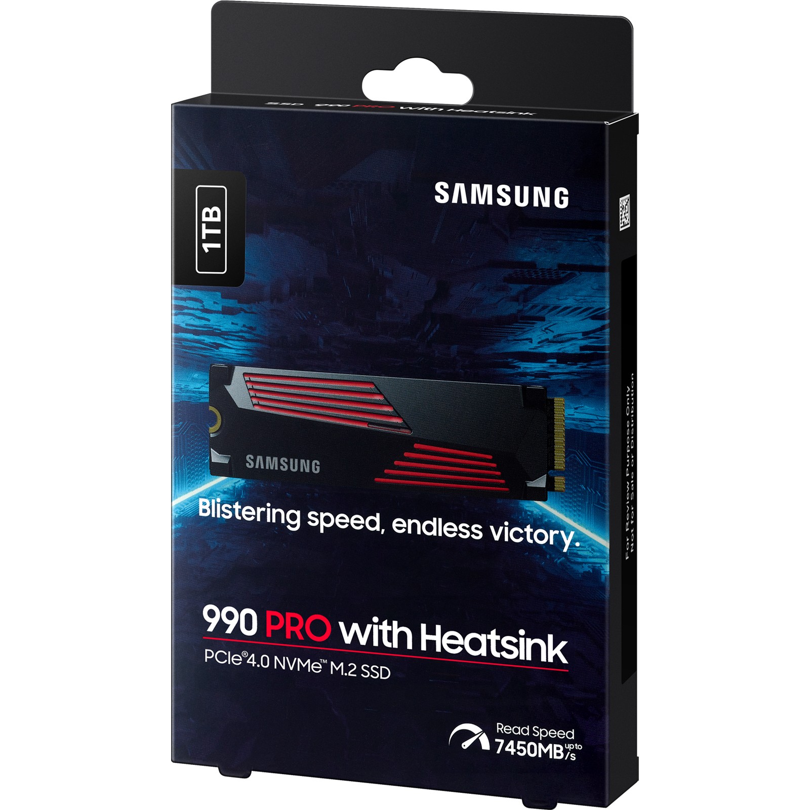 SSD 1TB Samsung 990 PRO M.2 NVMe + HS MZ-V9P1T0CW-17