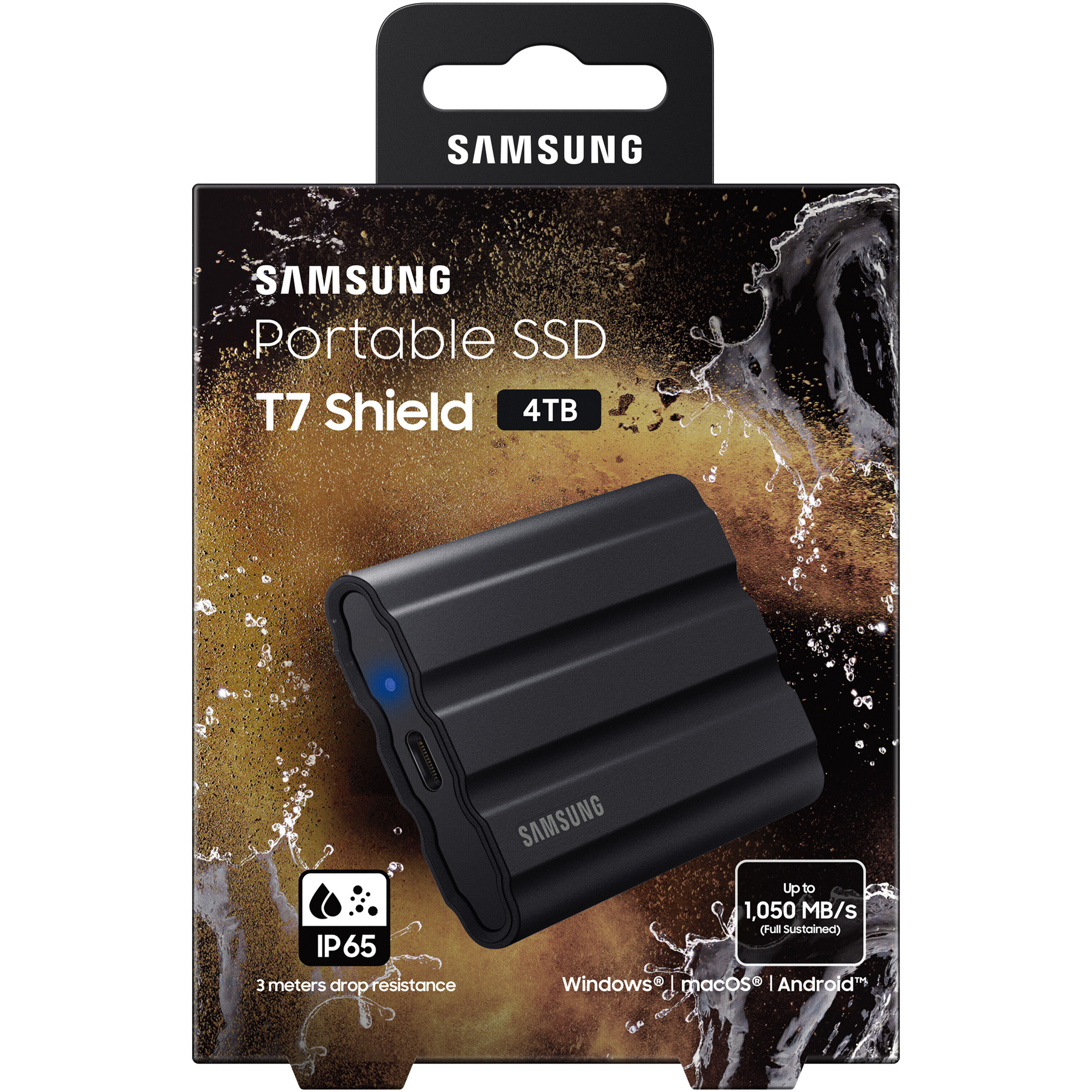 SSD Eksterni 4TB SAMSUNG Portable T7 Shield Blue USB 3.2 MU-PE4T0S/EU-23