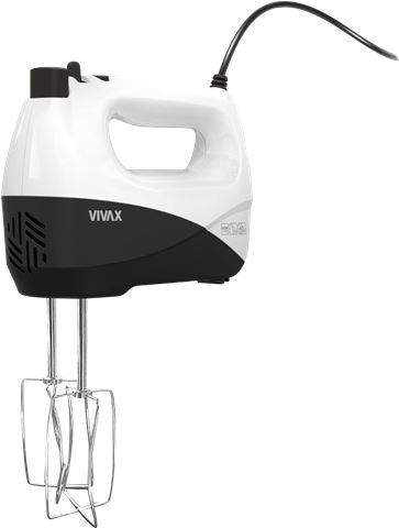 Mikser ručni VIVAX HM-550WB (snaga 550 W, 5 brzina, turbo funkcija)