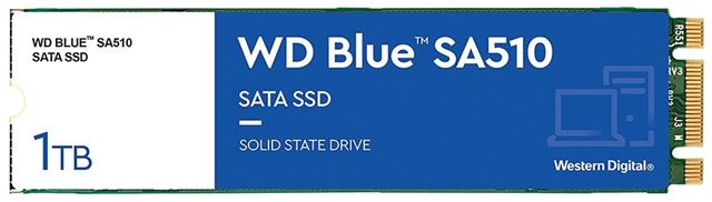 SSD WESTERN DIGITAL WDS100T3B0B Blue (M.2, 1TB, SATA 6Gb/s)