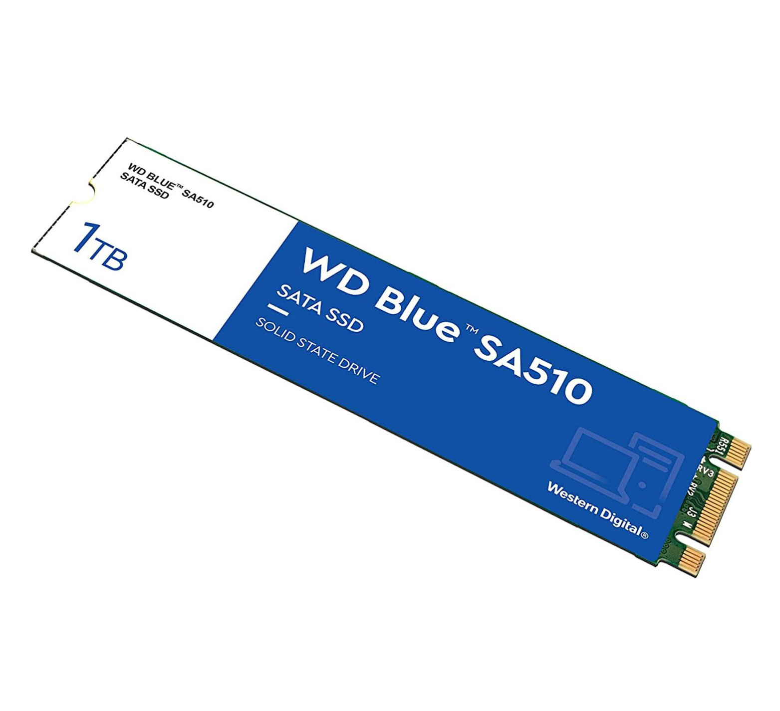 SSD WESTERN DIGITAL WDS100T3B0B Blue (M.2, 1TB, SATA 6Gb/s)-6