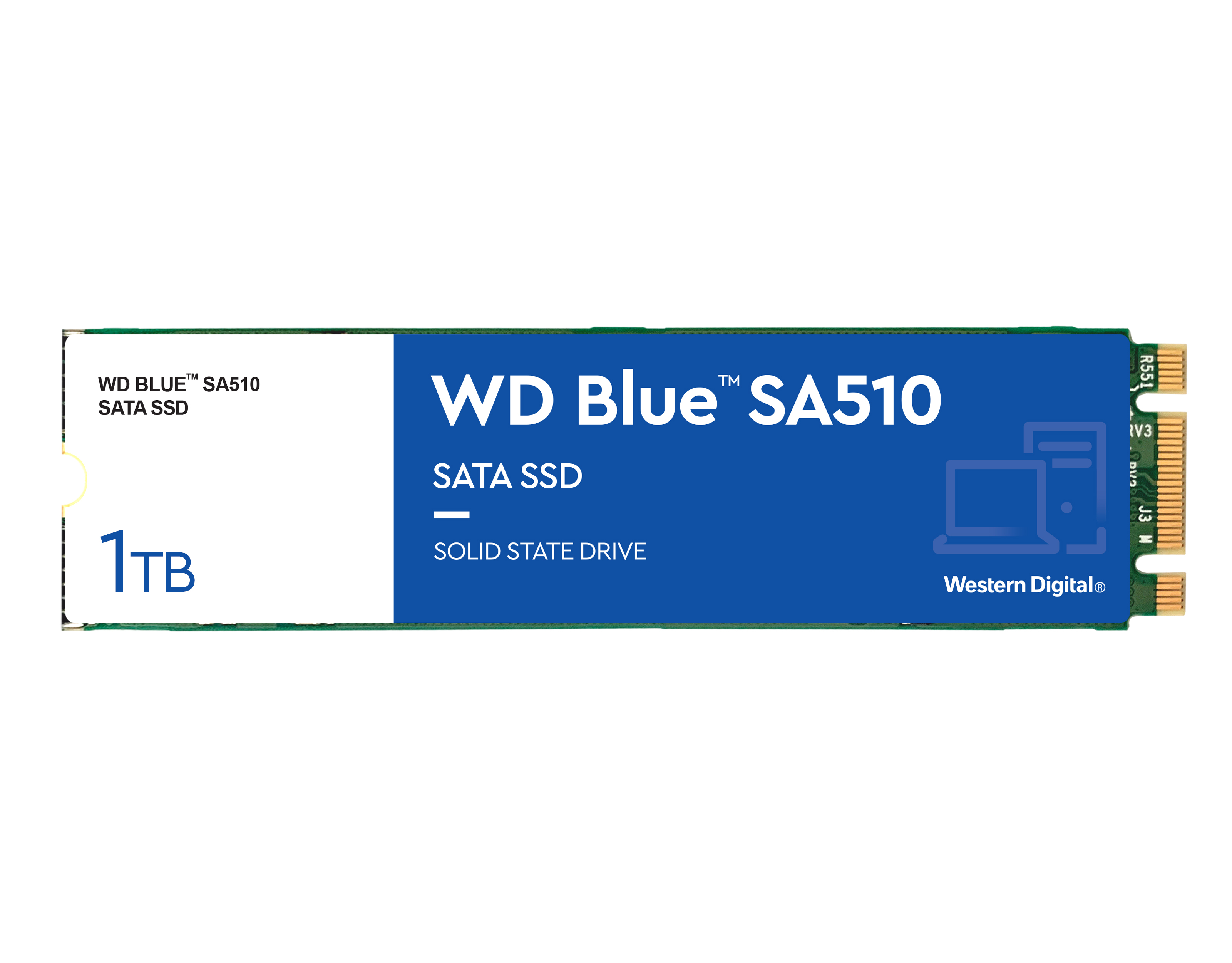 SSD WESTERN DIGITAL WDS100T3B0B Blue (M.2, 1TB, SATA 6Gb/s)-3