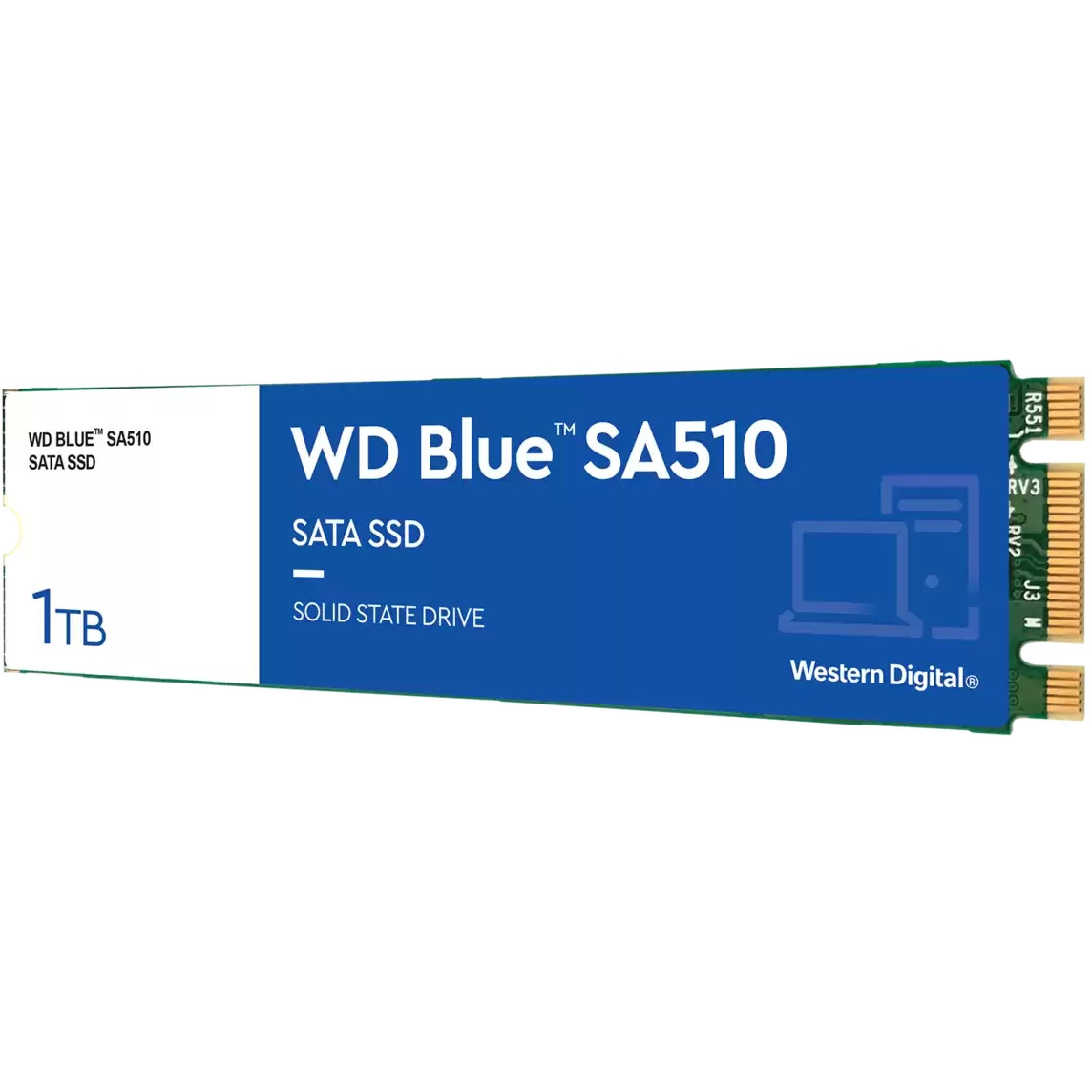 SSD WESTERN DIGITAL WDS100T3B0B Blue (M.2, 1TB, SATA 6Gb/s)-8