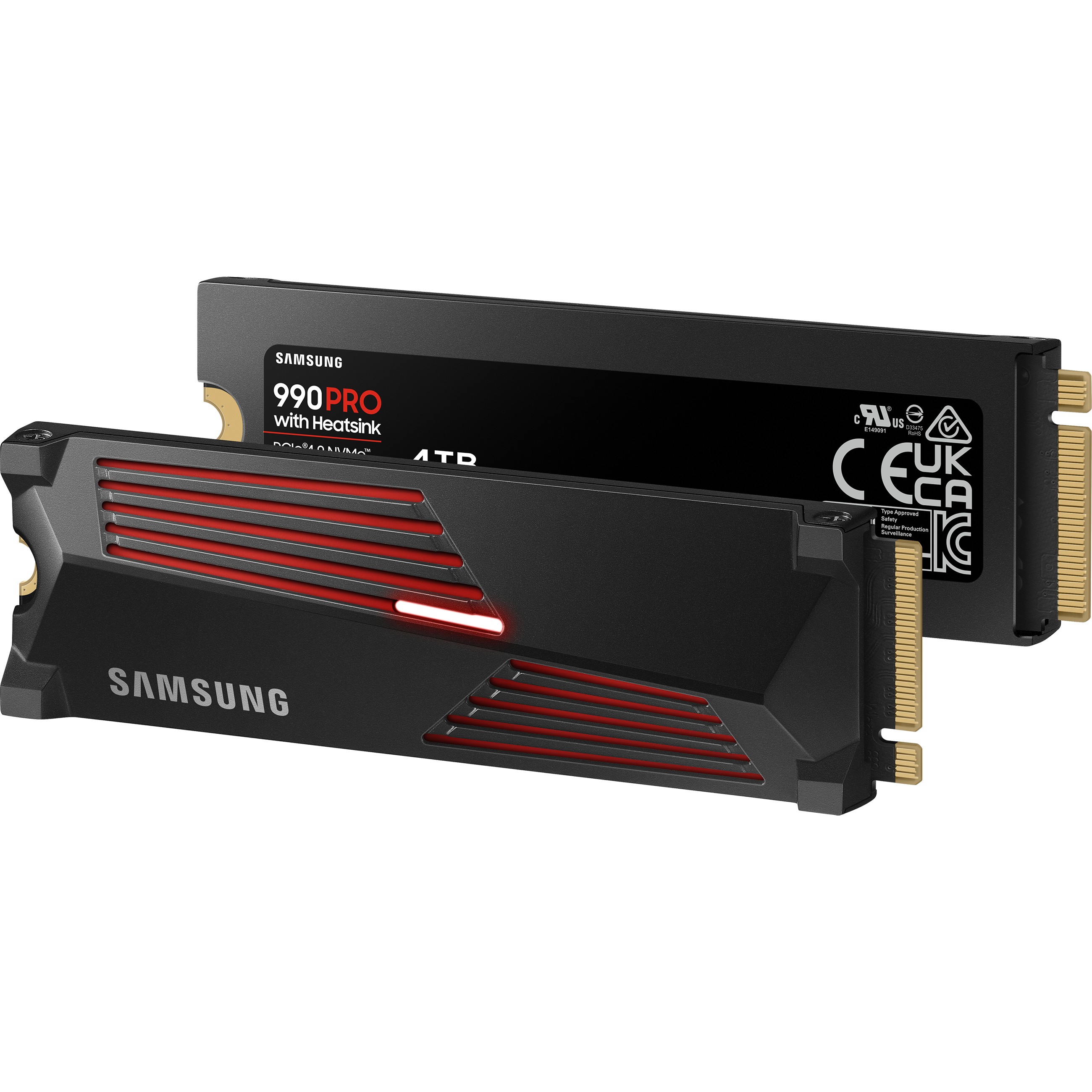 SSD 4TB Samsung 990 PRO M.2 NVMe + HS MZ-V9P4T0CW-3
