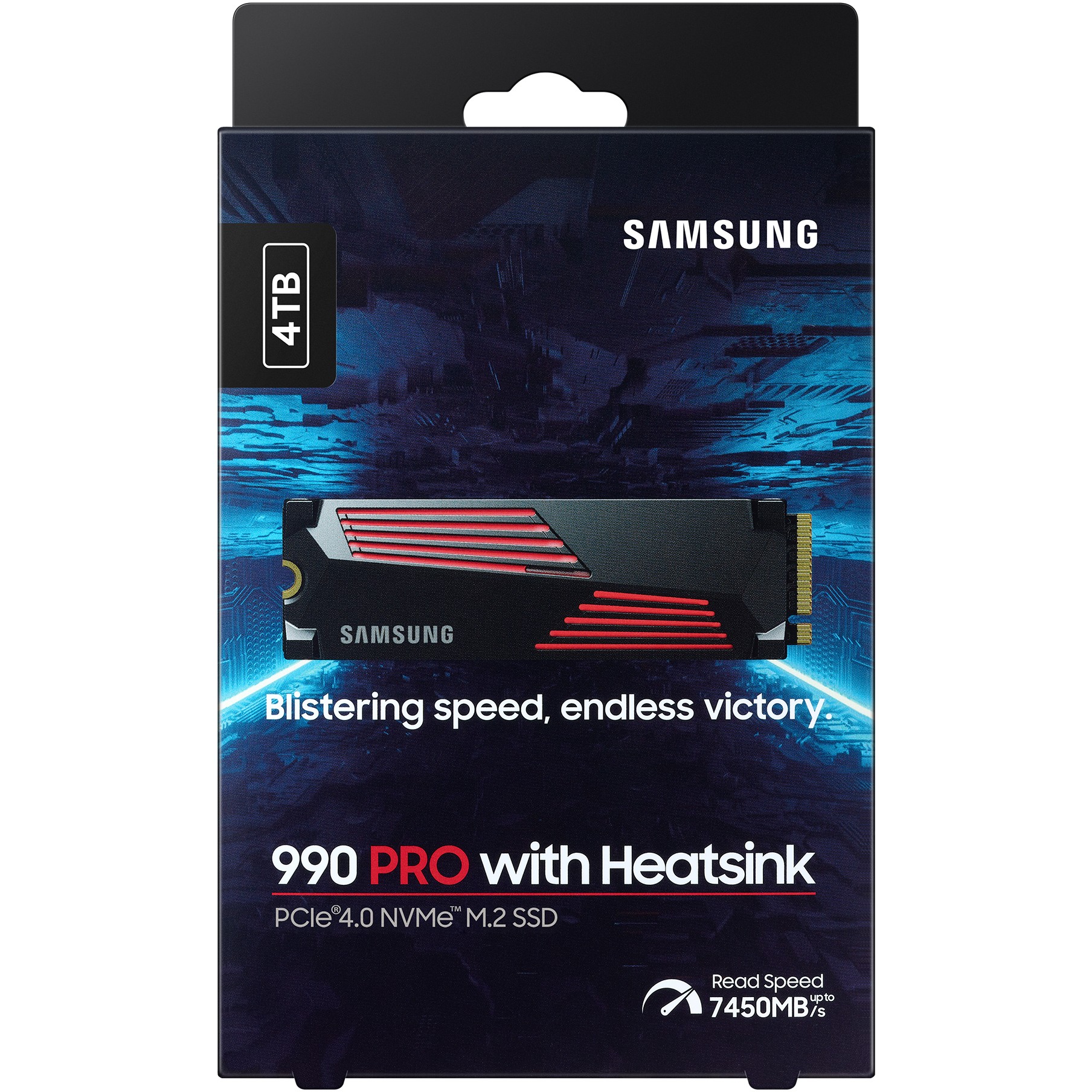 SSD 4TB Samsung 990 PRO M.2 NVMe + HS MZ-V9P4T0CW-4