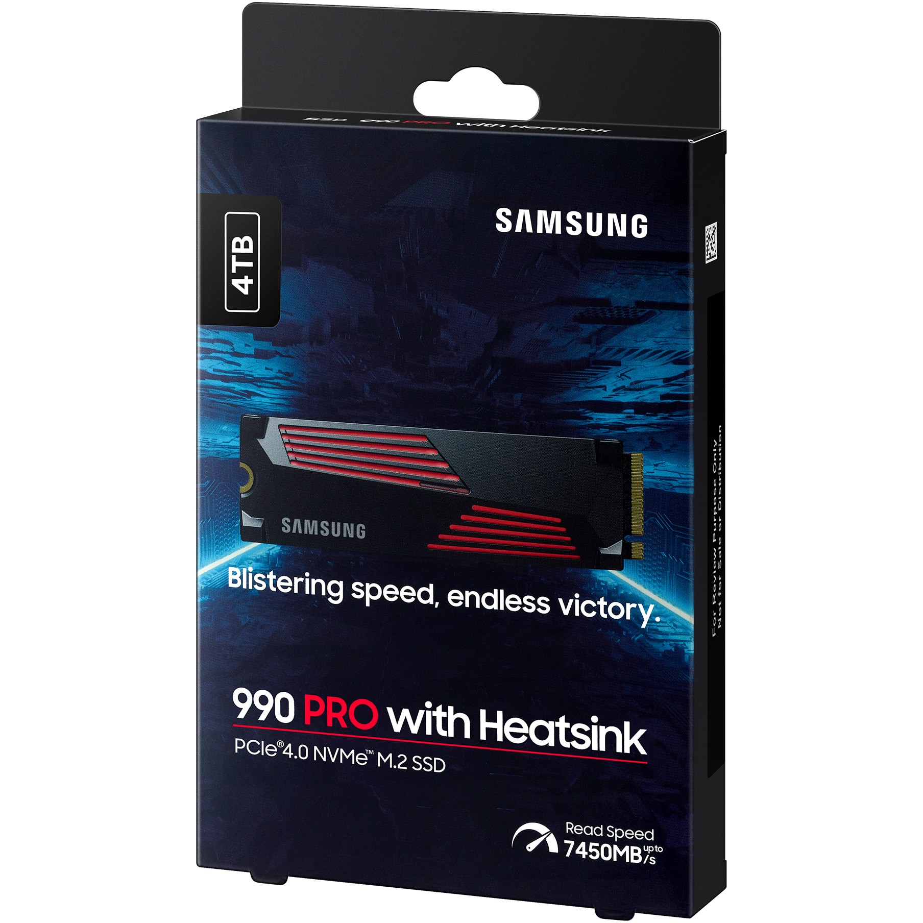 SSD 4TB Samsung 990 PRO M.2 NVMe + HS MZ-V9P4T0CW-6