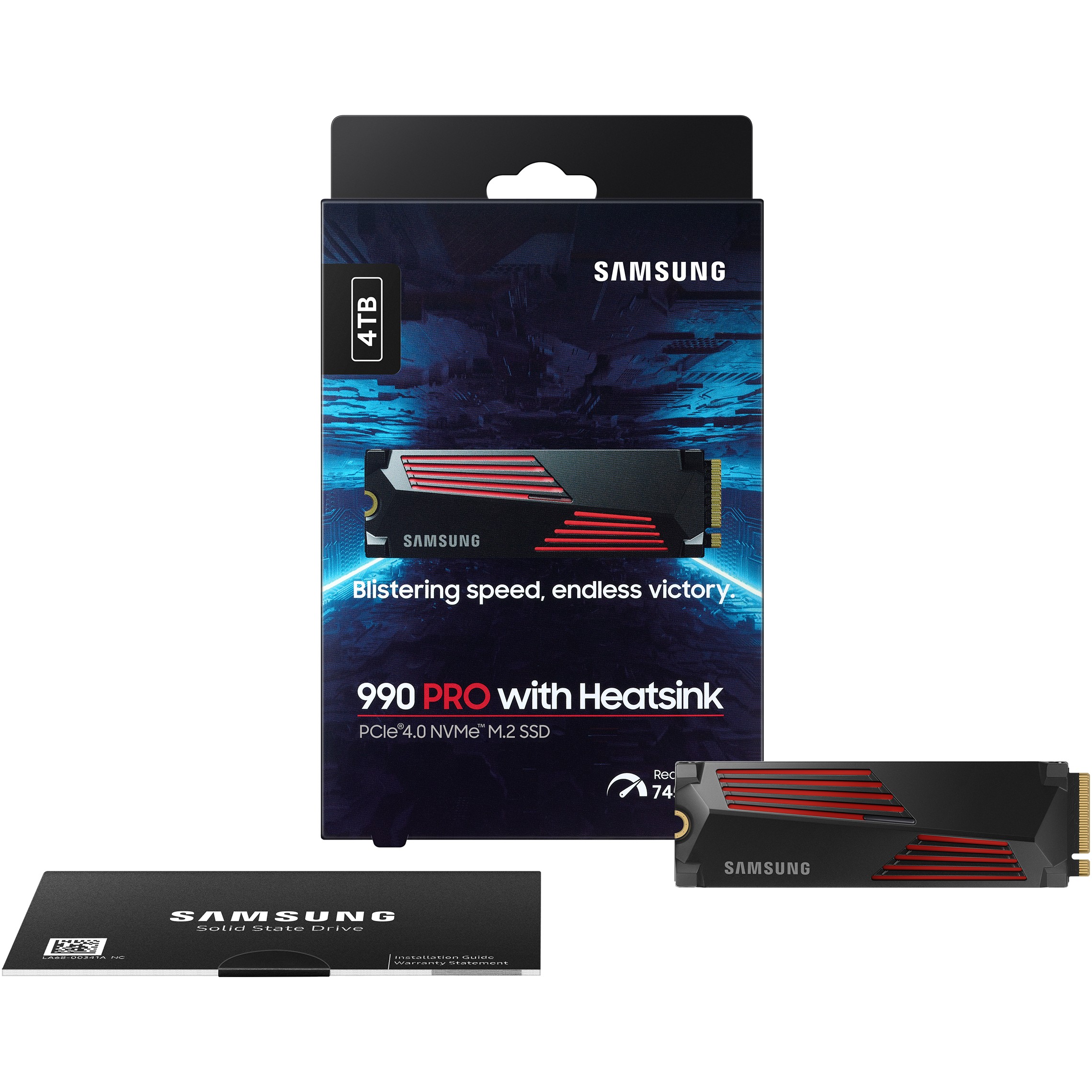 SSD 4TB Samsung 990 PRO M.2 NVMe + HS MZ-V9P4T0CW-7