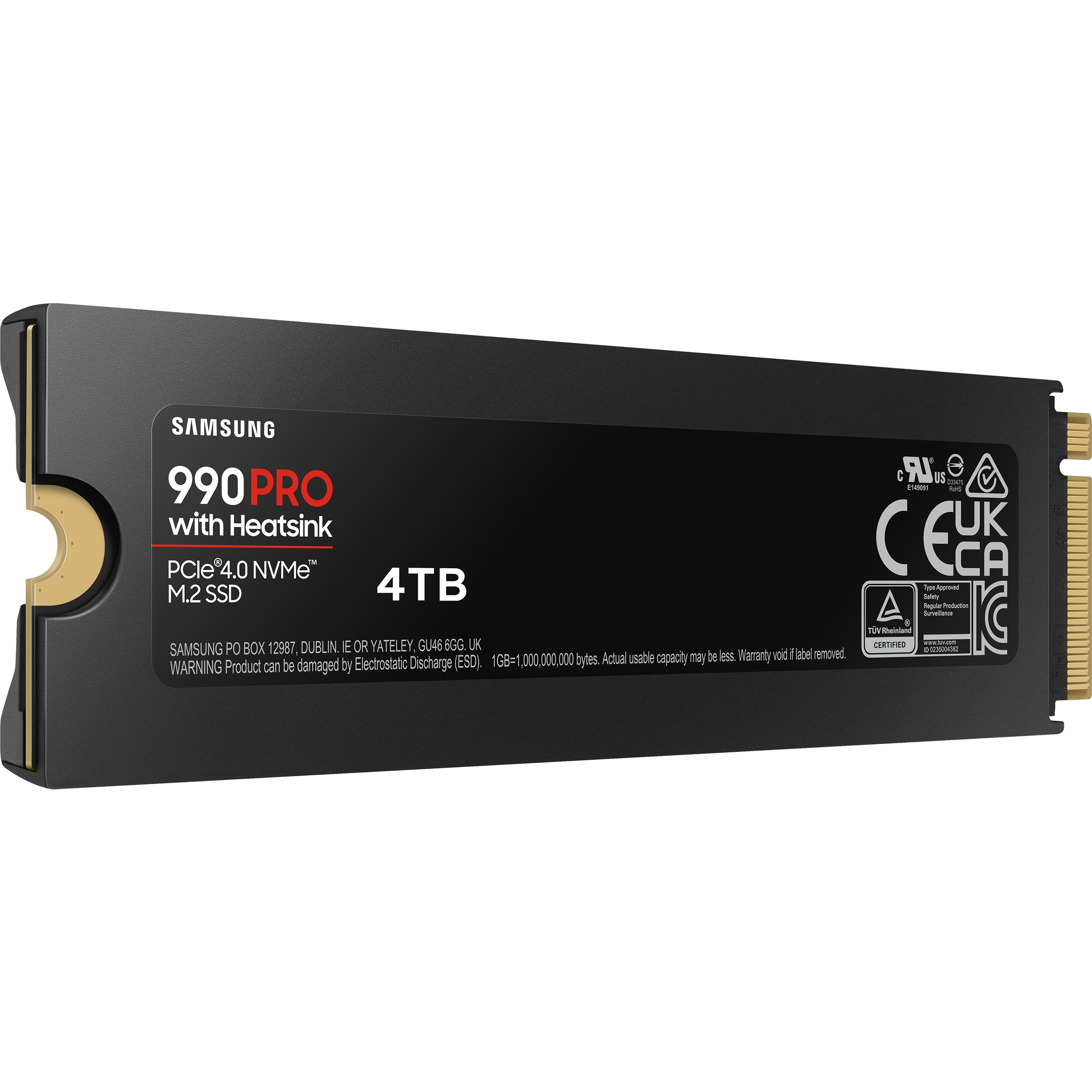 SSD 4TB Samsung 990 PRO M.2 NVMe + HS MZ-V9P4T0CW-11