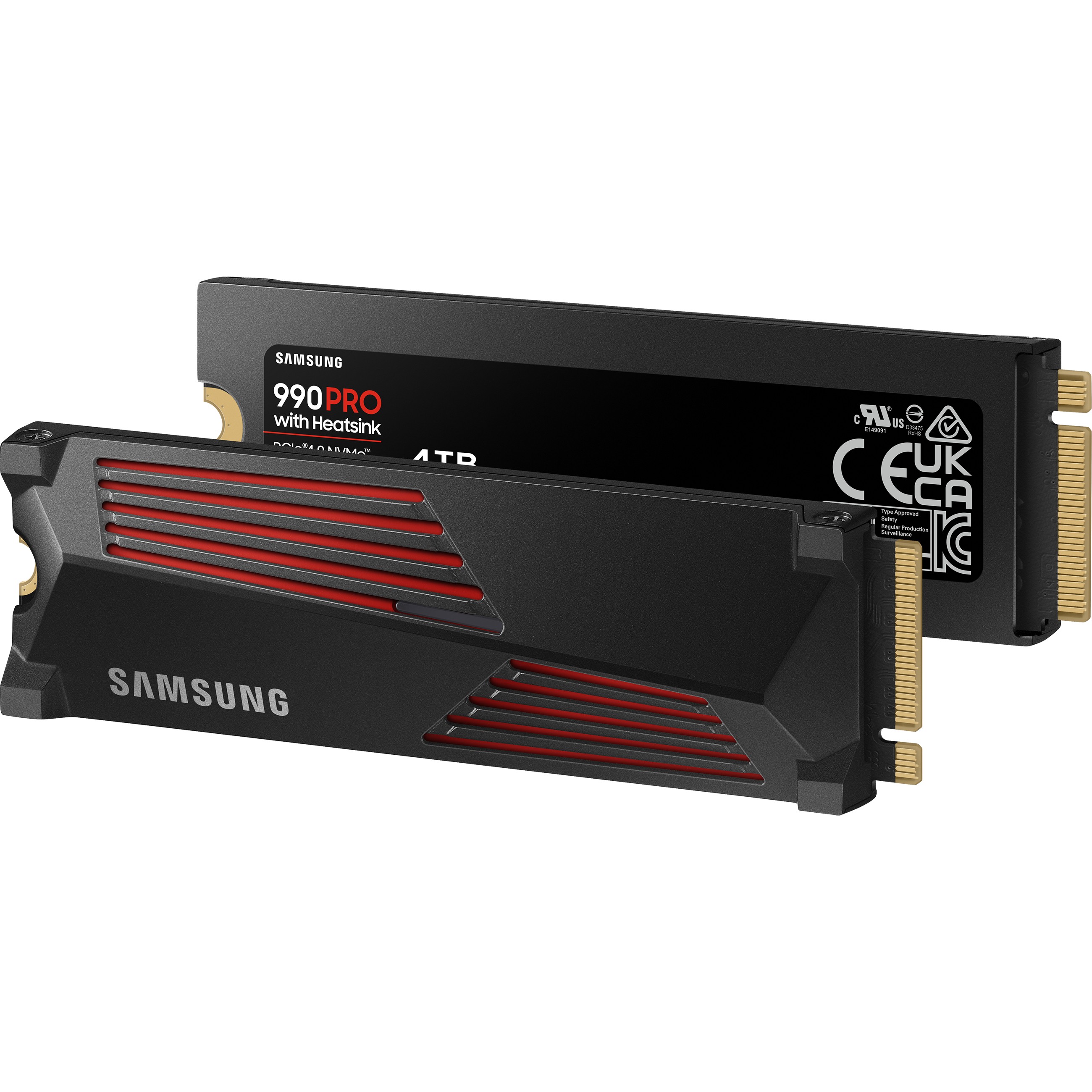 SSD 4TB Samsung 990 PRO M.2 NVMe + HS MZ-V9P4T0CW-12