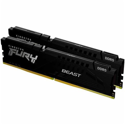 Kingston DRAM 16GB 6000MT/s DDR5 CL36 DIMM (Kit of 2) FURY Beast crna EXPO EAN: 740617331721